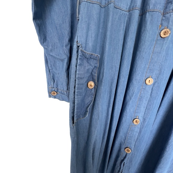 Modest full length jeans Trench,Women’s Jilbab, size L, 48 EU and Middle East - Picture 3 of 5